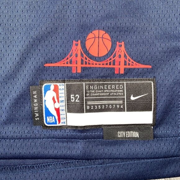 Nike Stephen Curry Golden State Warriors 24/25 City Edition Jersey Size XL Men - Picture 5 of 8